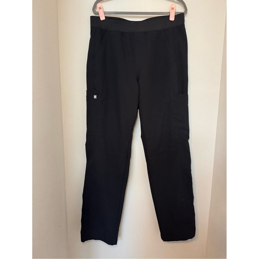 Men's FIGS Technical Collection Axim Cargo Scrub Pant in Black